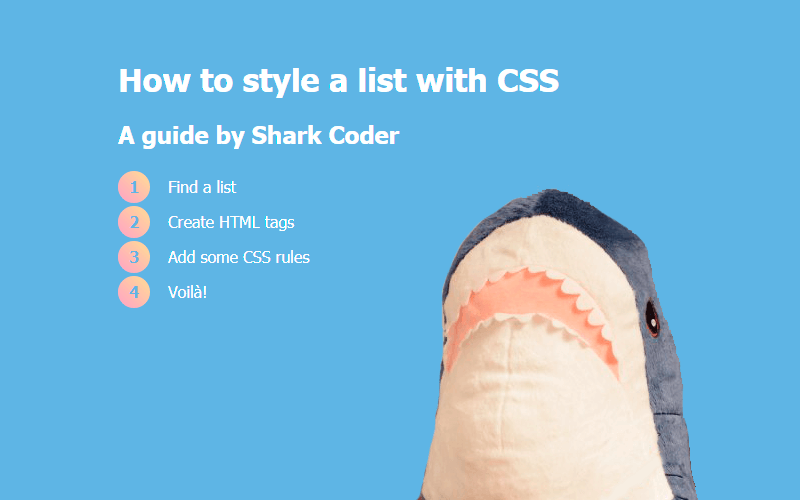 CSS List Style 20 Examples